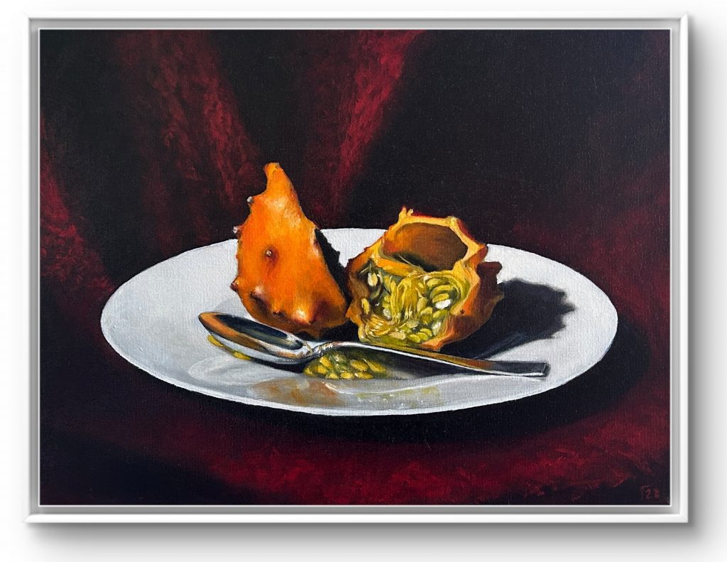 Afrika (disorder) - 22 Dirk Fabian 2025 - Öl auf Leinwand 40 x 30 cm