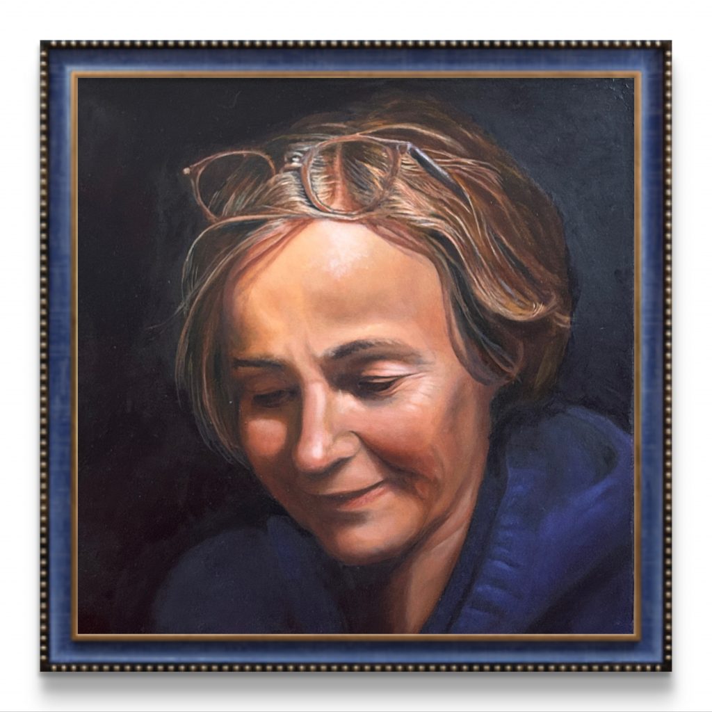 Z Portrait - 22 Dirk Fabian 2025 - Öl auf Leinwand 40 x 40 cm
